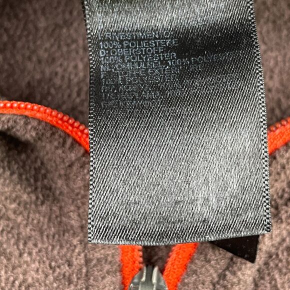 North‎ Face Pullover Mens M Brown Fleece Quarter Zip Gorp Outdoor Jacket Hiking - Picture 10 of 12